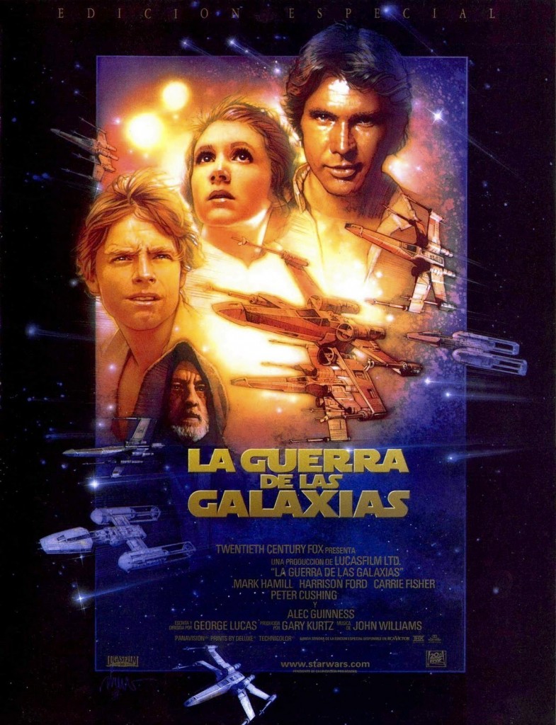 Póster de La guerra de las galaxias. Episodio IV: Una nueva esperanza