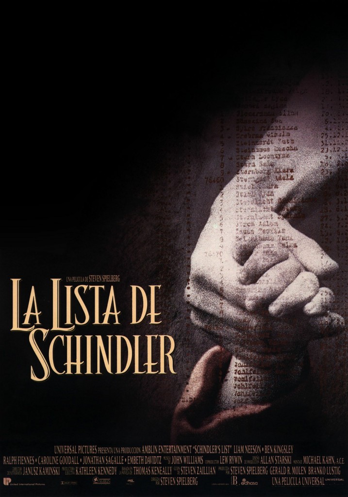 Póster de La lista de Schindler
