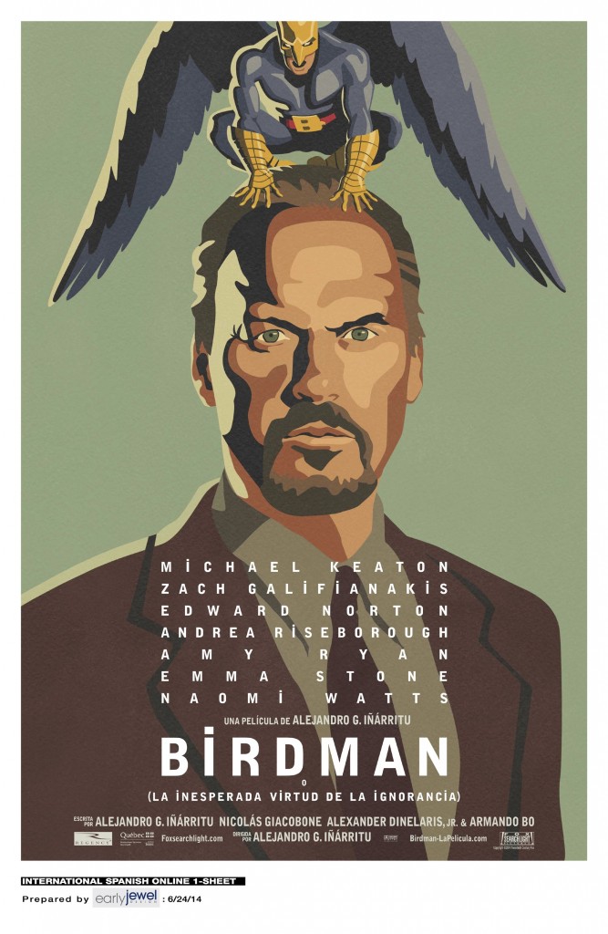 Póster de Birdman (o la inesperada virtud de la ignorancia)