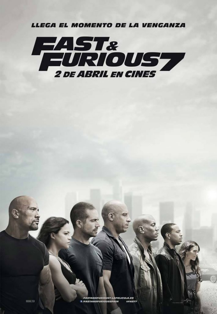 Póster de Fast & Furious 7