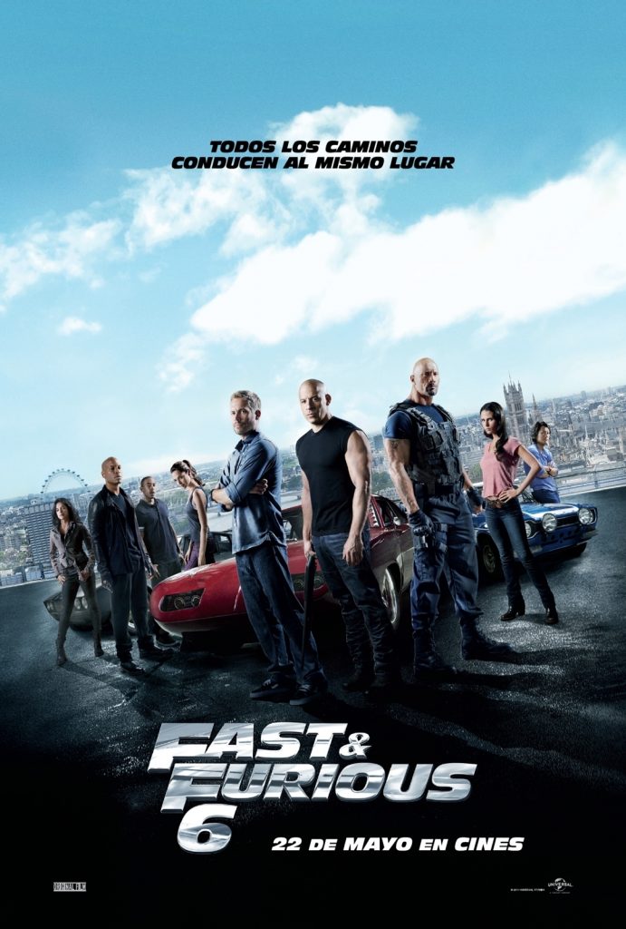 Póster de Fast & Furious 6