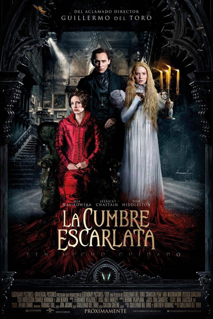 Póster de La cumbre escarlata