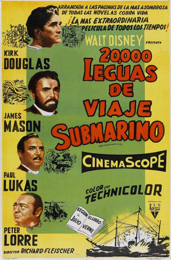 Póster de 20.000 leguas de viaje submarino