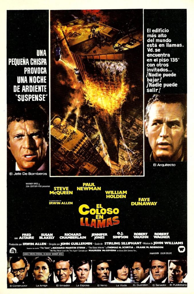 Póster de El coloso en llamas