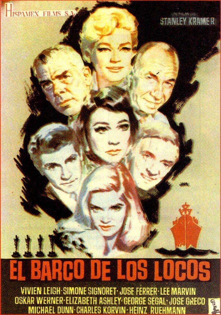 Póster de El barco de los locos