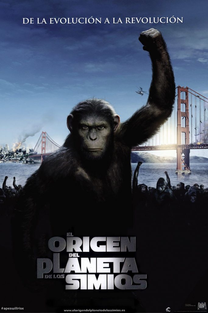 Póster de El origen del planeta de los simios