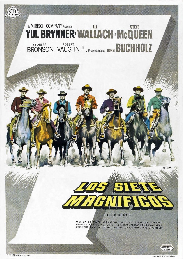 Póster de Los siete magníficos