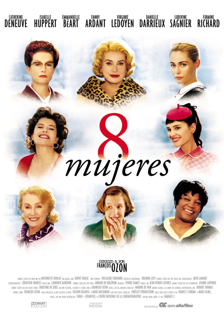 Póster de 8 mujeres