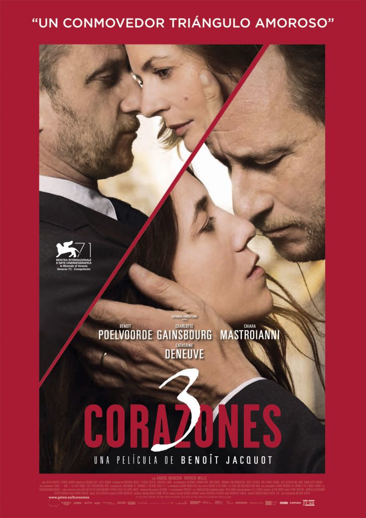 Póster de 3 corazones