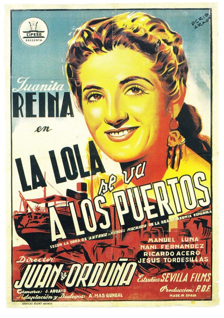 Póster de La Lola se va a los puertos