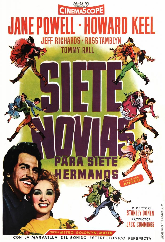 Póster de Siete novias para siete hermanos