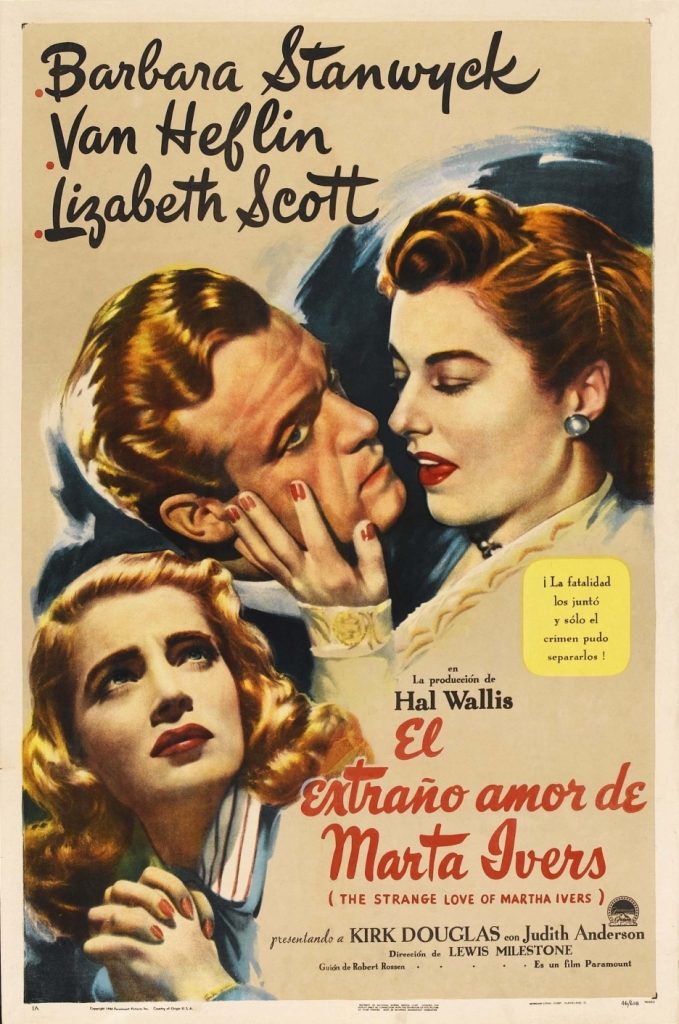 Póster de El extraño amor de Martha Ivers