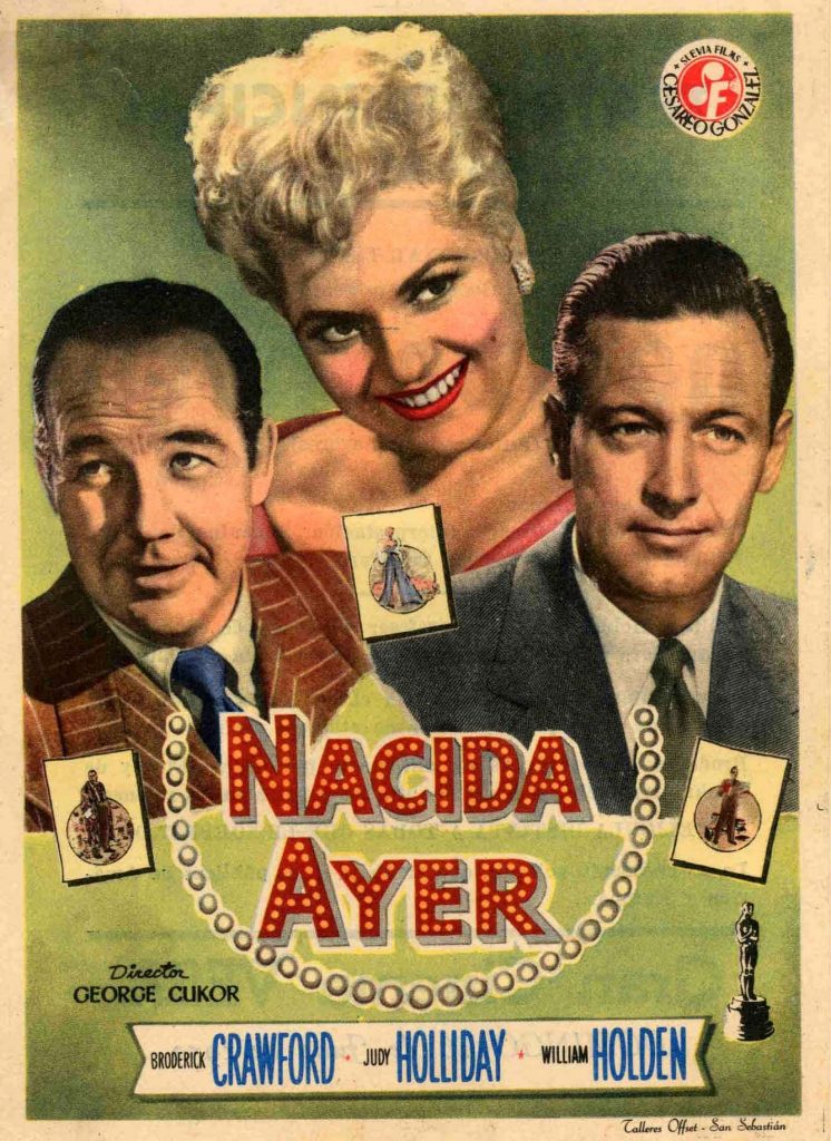 Póster de Nacida ayer