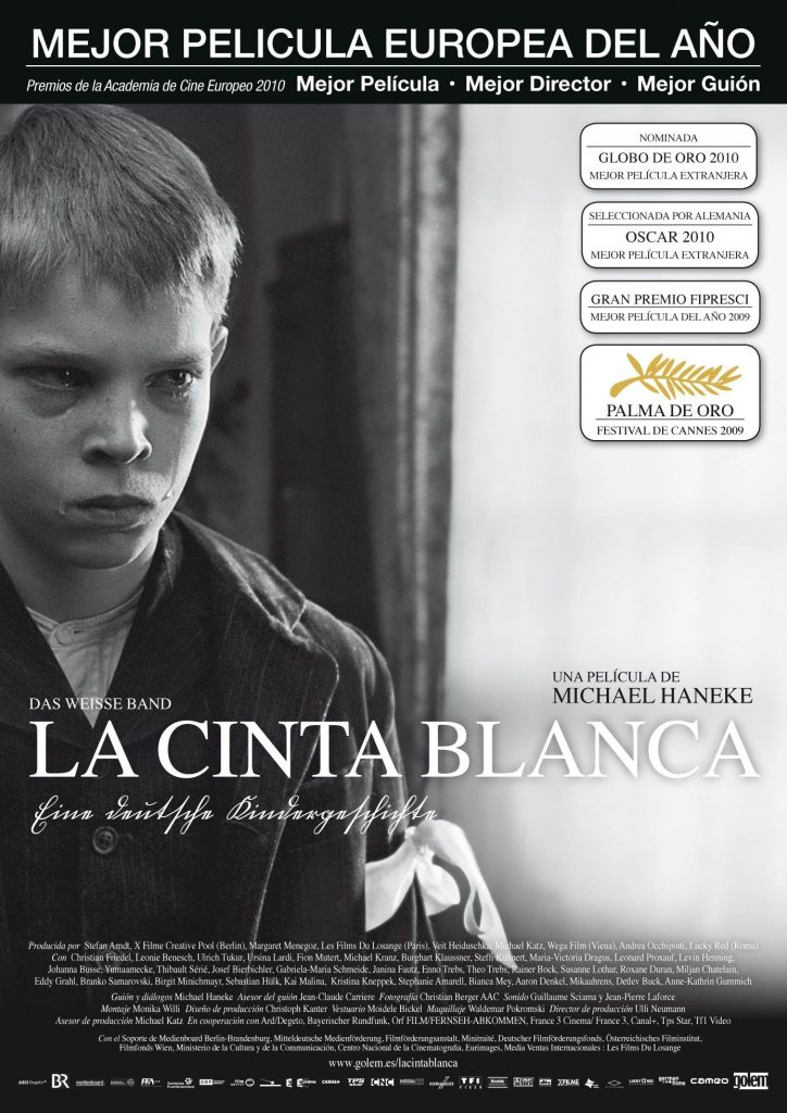 Póster de La cinta blanca