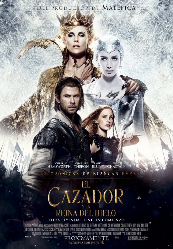 Póster de Las crónicas de Blancanieves: El cazador y la reina del hielo