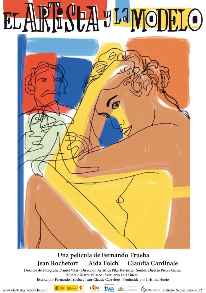 Póster de El artista y la modelo