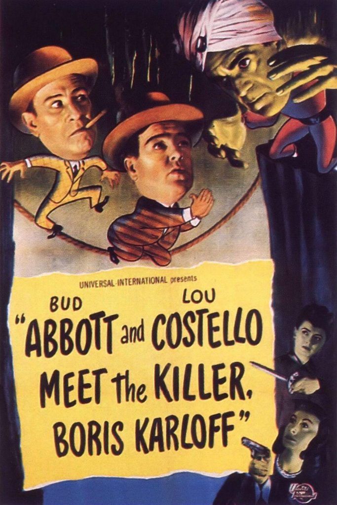 Póster de Abbott y Costello Contra el Asesino