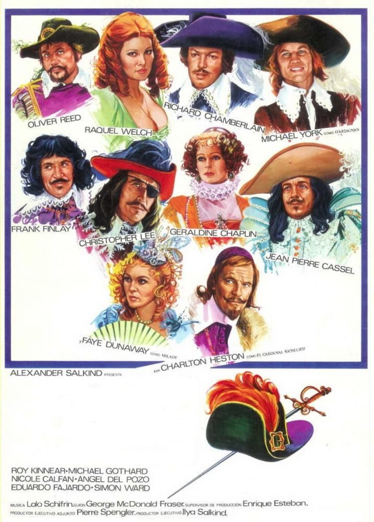 Póster de Los cuatro mosqueteros