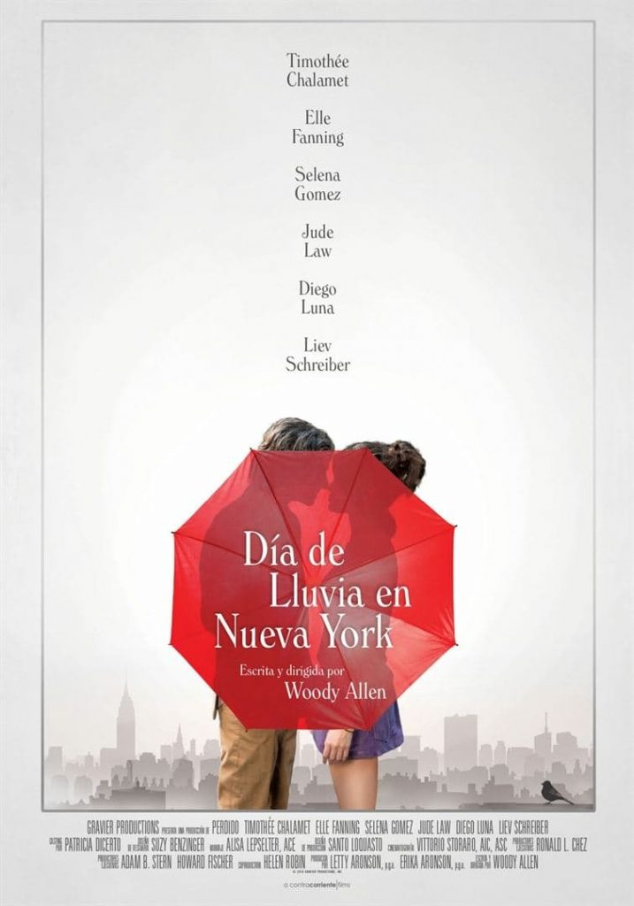 Póster de Día de lluvia en Nueva York