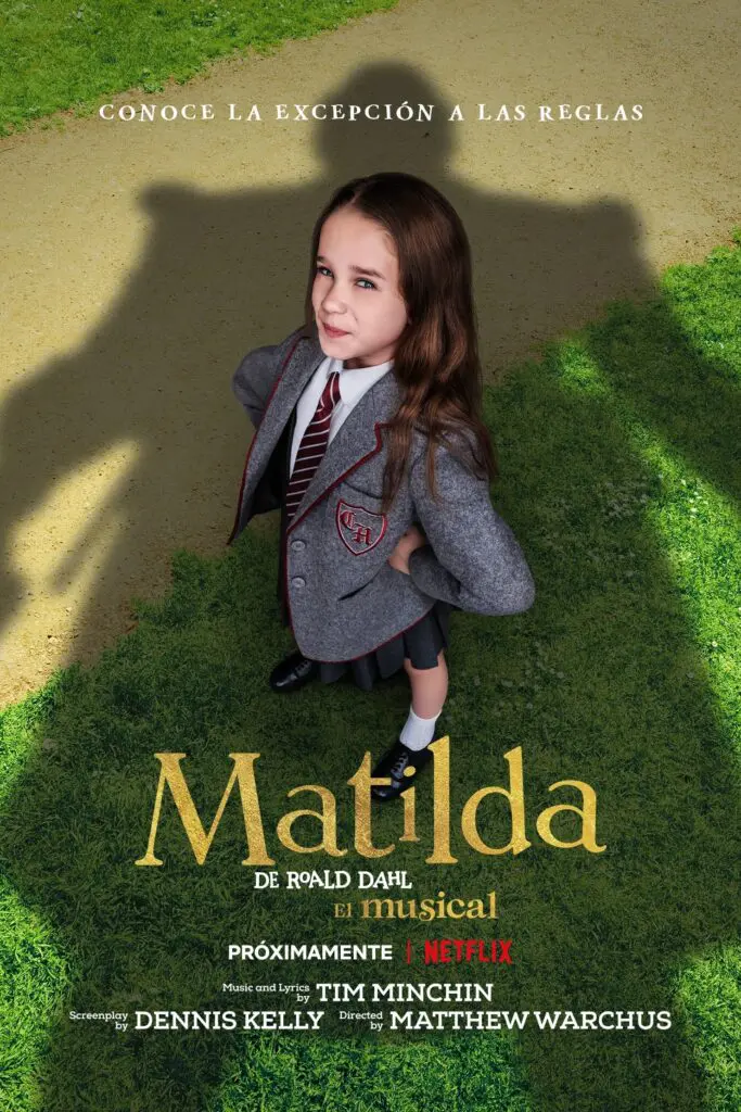Póster de Matilda, de Roald Dahl: El musical