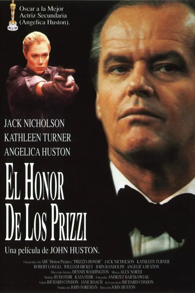 Póster de El honor de los Prizzi