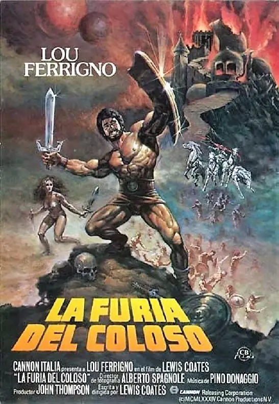 Póster de La furia del coloso