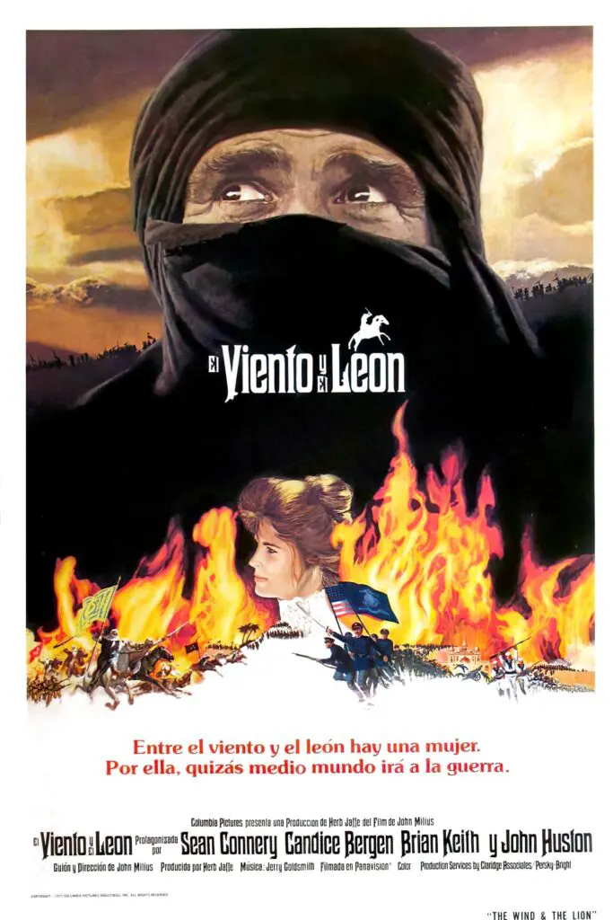 Póster de El viento y el león