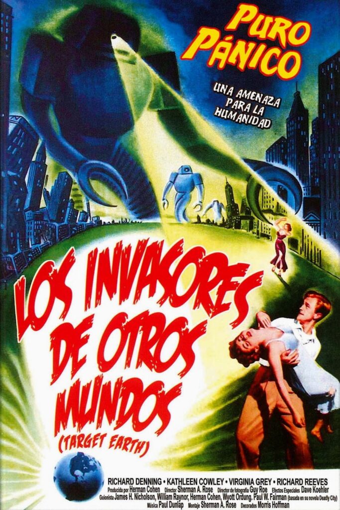 Póster de Los invasores de otros mundos
