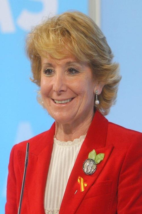 Póster de Esperanza Aguirre